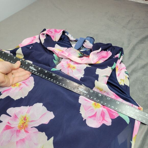 Floral Sleeveless Maxi Dress By Signature Robbie Bee XL Polyester & Spandex N - Picture 3 of 12